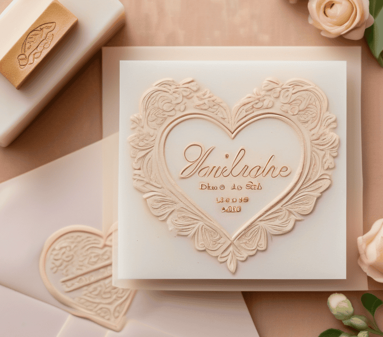 Unique Embossing Stamps for Wedding Invitations: Stand Out