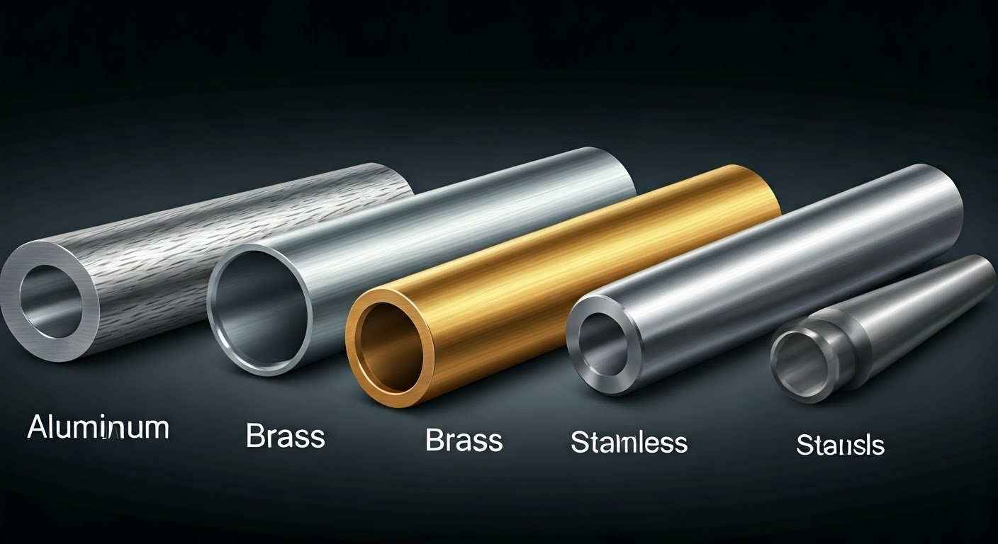 Types of metals for embossing.